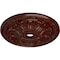 Ekena Millwork Flagstone Ceiling Medallion (Canopies up to 3 7/8"), 30"OD x 3 7/8"ID x 3 1/4"P, Brushed Mahogany CM30FLBMF - alternate 3